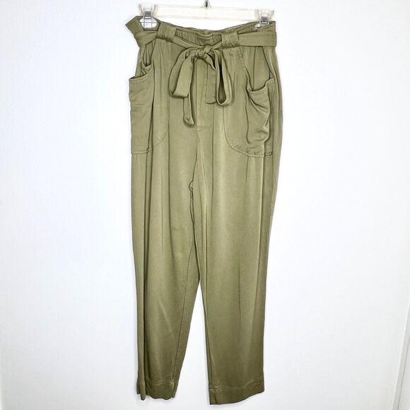 Dolan Womens Left Coast Collection Anthropologie Medium Jogger Pants Green - Picture 2 of 7